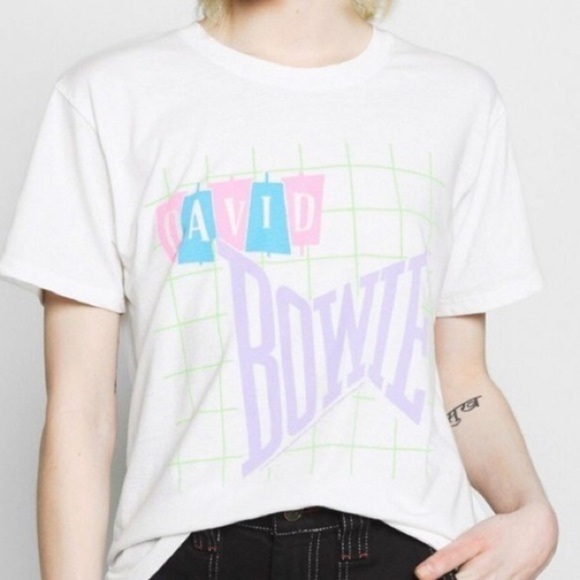 AE NWOT David Bowie Vintage Style Graphic Tee - Picture 1 of 4